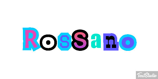 Rossano Текстовый эффект