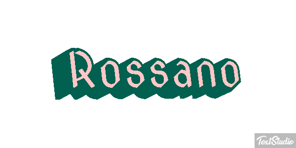 Rossano Текстовый эффект