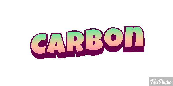 Carbon Tekst effect