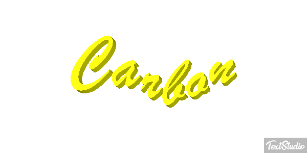 Carbon Tekst effect