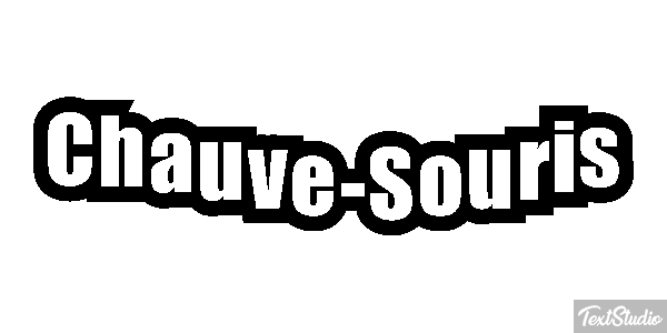 Chauve-Souris Effet de texte