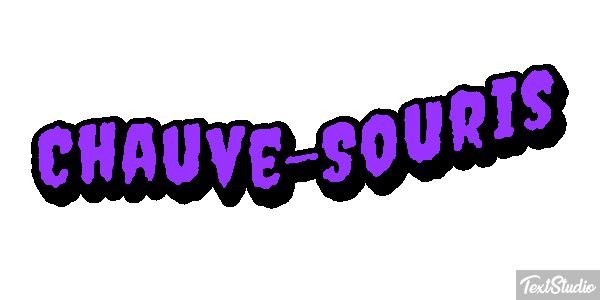 Chauve-Souris Effet de texte