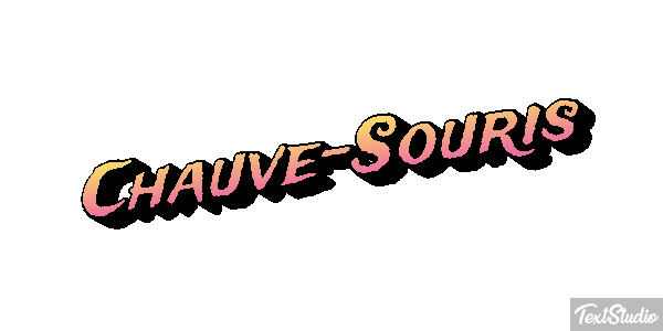 Chauve-Souris Effet de texte