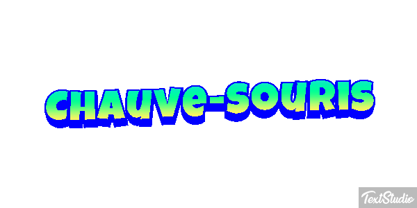 Chauve-Souris Effet de texte