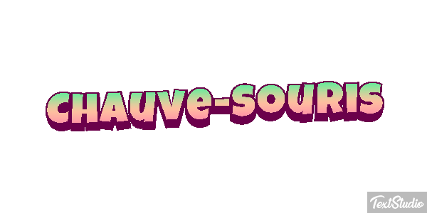 Chauve-Souris Effet de texte