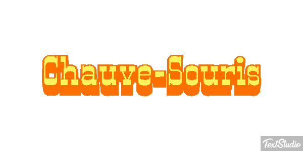Chauve-Souris Effet de texte