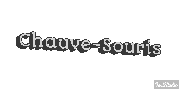 Chauve-Souris Effet de texte
