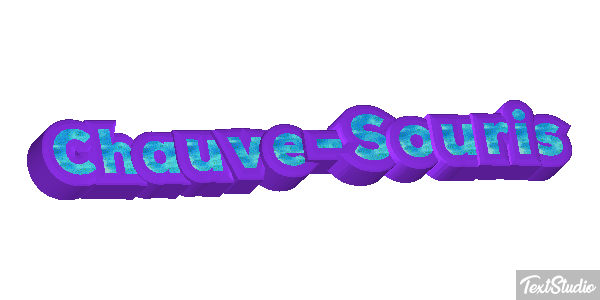 Chauve-Souris Effet de texte