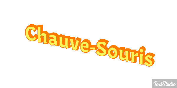 Chauve-Souris Effet de texte