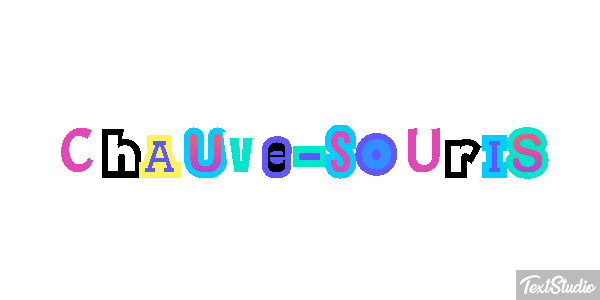 Chauve-Souris Effet de texte