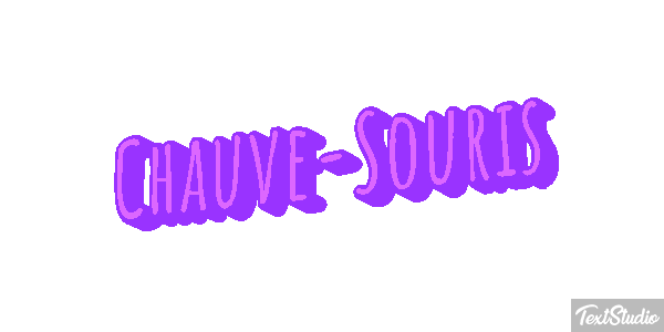 Chauve-Souris Effet de texte