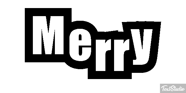 Merry Efecto de texto
