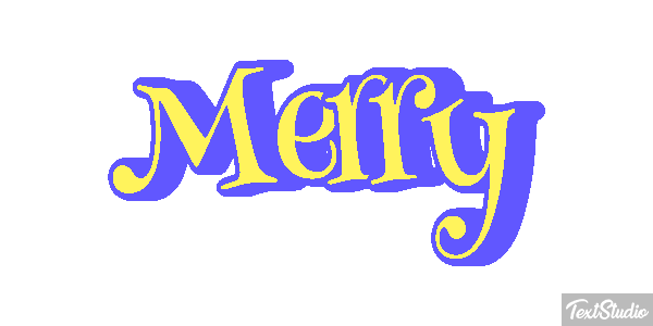 Merry Efecto de texto