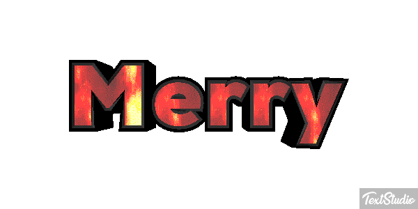 Merry Efecto de texto