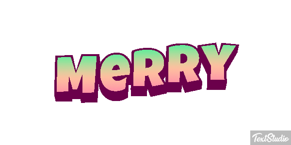 Merry Efecto de texto