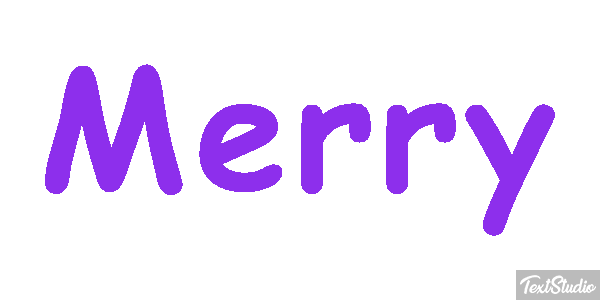 Merry Efecto de texto