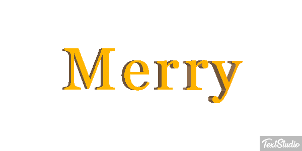 Merry Efecto de texto