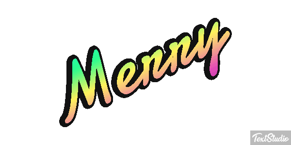 Merry Efecto de texto