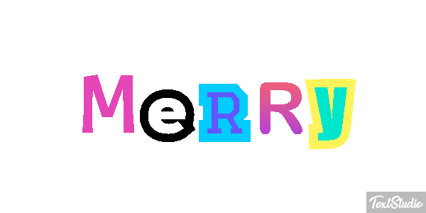 Merry Efecto de texto