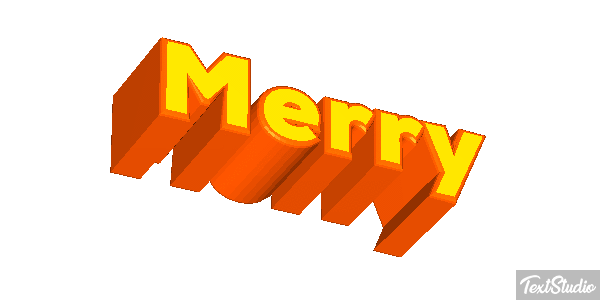 Merry Efecto de texto
