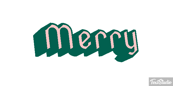 Merry Efecto de texto