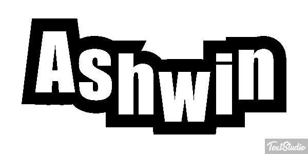 Ashwin Text effect