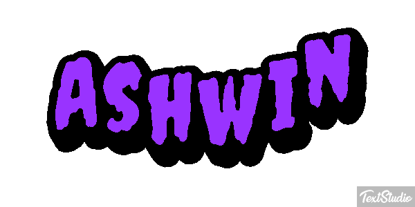 Ashwin Text effect