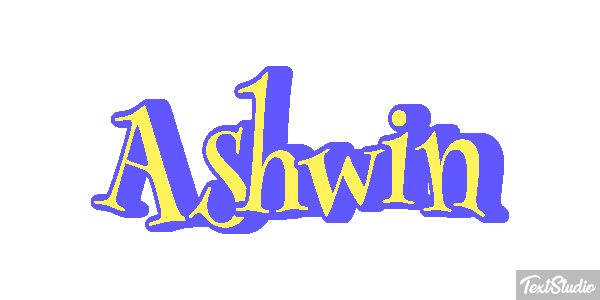 Ashwin Text effect