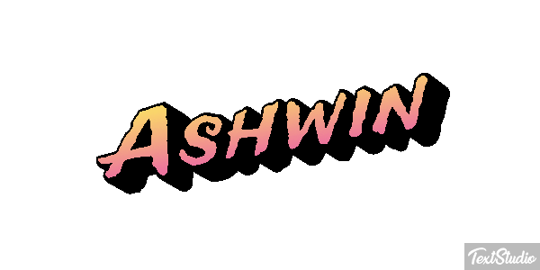 Ashwin Text effect