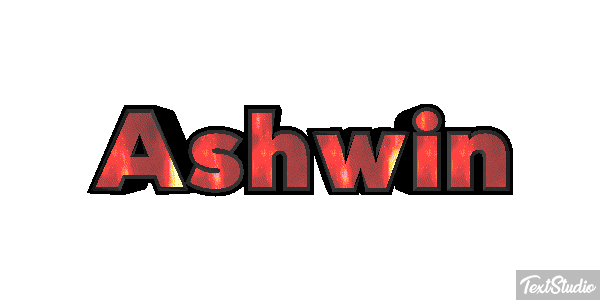 Ashwin Text effect