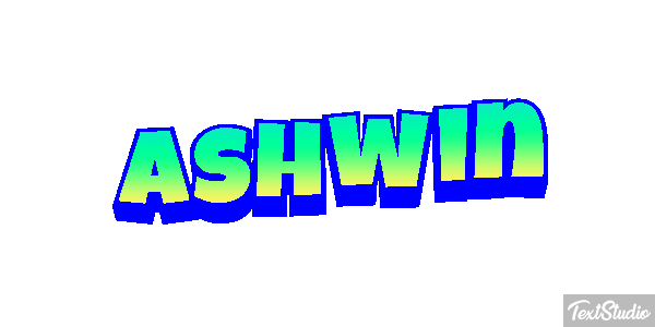 Ashwin Text effect