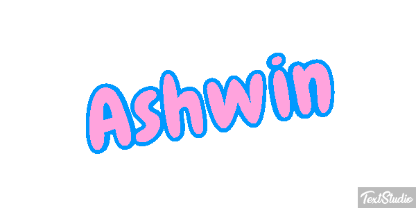 Ashwin Text effect