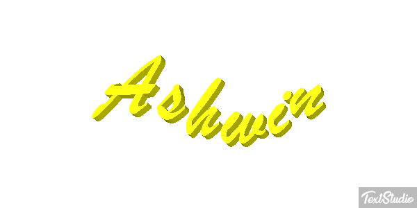Ashwin Text effect