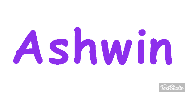 Ashwin Text effect