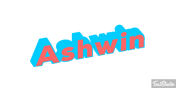 Ashwin Text effect