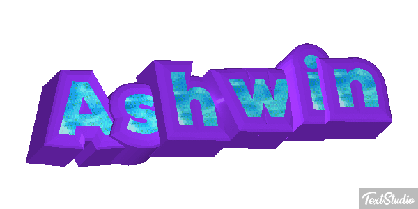 Ashwin Text effect