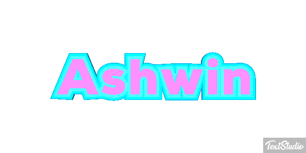 Ashwin Text effect