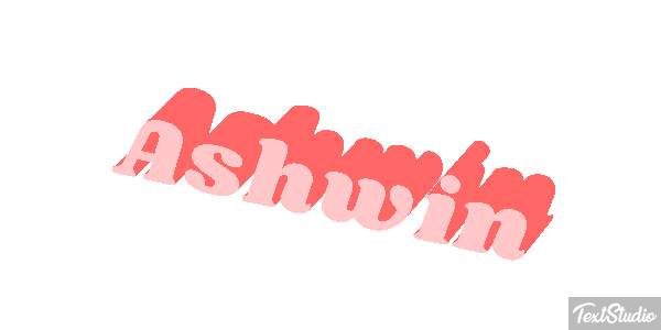 Ashwin Text effect