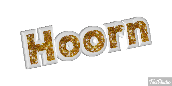 Hoorn Tekst effect