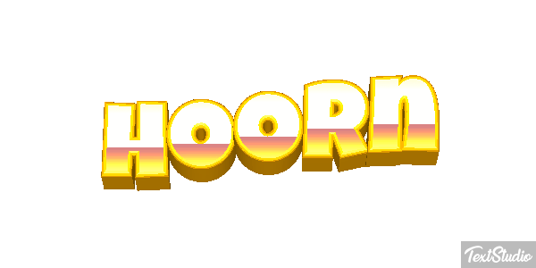 Hoorn Tekst effect