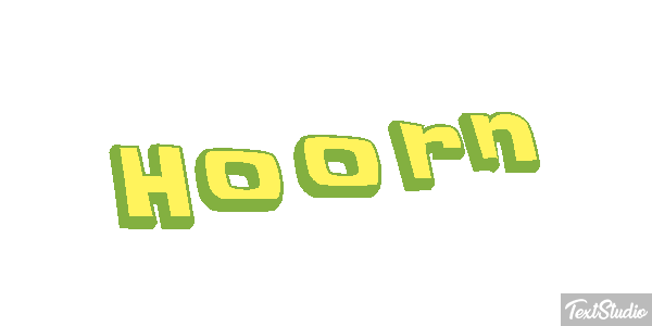 Hoorn Tekst effect