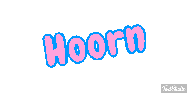 Hoorn Tekst effect
