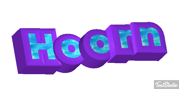 Hoorn Tekst effect