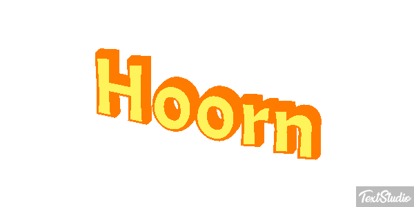 Hoorn Tekst effect