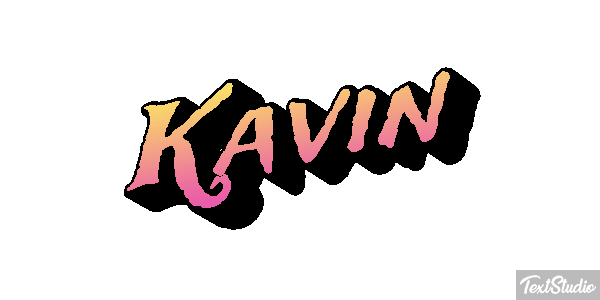 Kavin Efecto de texto