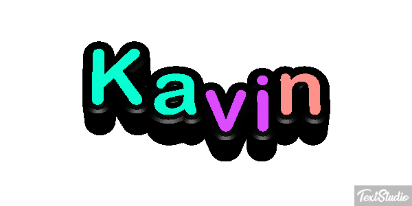 Kavin Efecto de texto