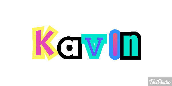Kavin Efecto de texto