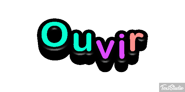 Ouvir Tekst effect