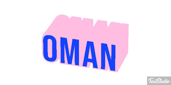 Oman Tekst effect