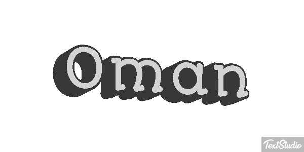 Oman Tekst effect
